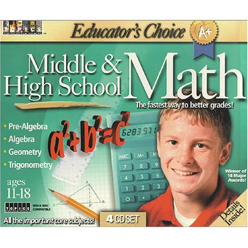 TOPICS ENTERTAINMENT Educator's Choice Middle and High School Math (Windows/Mac)