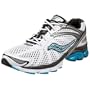 Saucony Women's ProGrid Paramount 2 Running Shoe,White/Black/Blue,8 M