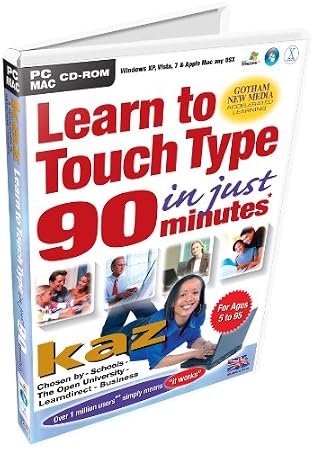 KAZ Version 20 - Learn To Touch Type in 90 Minutes (PC/Mac) [import anglais]
