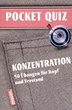 Eigenschaften Moses. Verlag  / Konzentration. Pocket Quiz: 50 Übungen für Kopf und Verstand