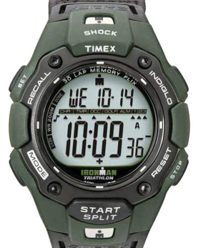 Timex Men's T5J401 Ironman SHOCK 30-Lap Fast Wrap Watch