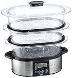 Produkt-Bild: Mia DG 0332 Edelstahl-Dampfgarer mit digitaler Steuerung