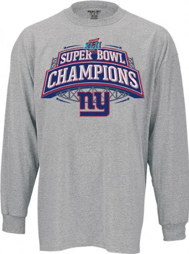 Buy New York Giants Super Bowl XLII Champions Parade Long Sleeve T-Shirt
