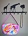 Zoohu Black 7-hook Giraffe Animal l Wall Mount Coat Hook Rack Hanger Organizer for Kids Room D¨¦cor