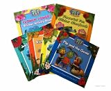 Fifi and the Flowertots books: 6 books collection 4 story books and 2 activity books (Pip and the Genie / Flowertot Taxi / Stingos Enormous Carrot / Just one Hornetto + Flowertot Fun Sticker Storybook / Flower Power! Sticker Activity Book)