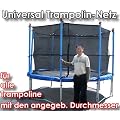 UNIVERSAL Trampolin Fangnetz Trampolinnetz Sicherheitsnetz Netz f�r Rundtrampoline