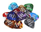 Live for Music Premium 351 Style Celluoid Guitar Picks, 0.96mm, Heavy, 12 Pack