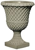 Euracast Model ADN9987T Tin Color Lattice Urn Planter