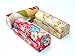 Random Assorted Colors--Lipstick Case 3pcs Set Lipstick Case w/Mirror,Satin Silky Fabric With Assorted Prints 3.5