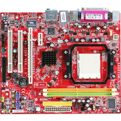 MSI  Motherboard for UATX AM2 Athlon 64 GeForce6100 (K9N6SGM-V)