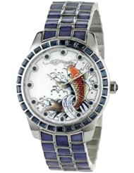 Ed Hardy Womens BE-BL Bella Blue Watch