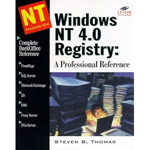 Windows NT 4.0 Registry: A Professional Reference