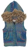 Mimi and Maggie Flowers Hoodie Yam Vest