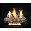 Peterson Real Fyre 24 Inch Golden Oak Designer See-Thru Vent Free Natural Gas Log Set W/ G9 Burner And Basic On/Off Remote