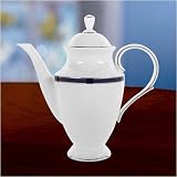 LENOX FEDERAL COBALT PLATINUM COFFEE POT