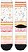 Stance Women's Lima Lights Floral Stripe Arch Support Tomboy Crew Sock