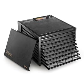 Excalibur 3900B 9 Tray Deluxe Dehydrator Black
