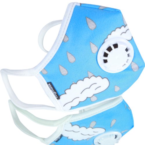 Vogmask Rain Field N99 Carbon Filter Exhale Valve Filtering Mask / Large Child Size for 8-12 yrs