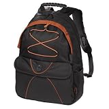 Syscase II - Sac &agrave; dos pour PC Portable 15,4" - Noir / Orange