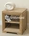 Bevel Solid Oak Lamp Table
