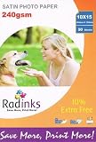 50 Sheets of 6x4 Satin 240gsm Photo Paper (100mm x 150mm)