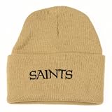New Orleans Saints Cuffed Knit Hat (Gold)