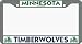 Minnesota Timberwolves License Plate Frame