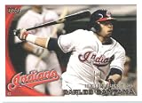 2010 Topps Update Baseball Card #US-307 Carlos Santana - Cleveland Indians / MLB Trading Card in Screwdown Case