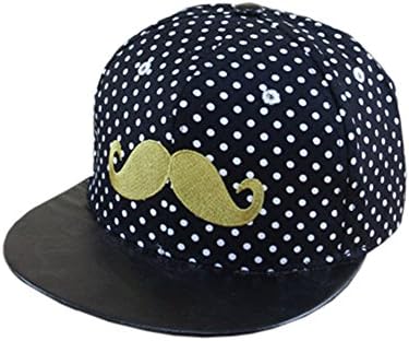 Madcapeau Chic Harajuku Street Moustache Baseball Cap Sunhat black