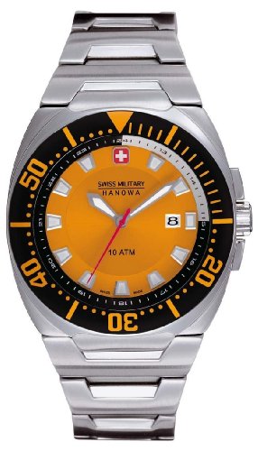 Swiss Military 06-5113-04-079 Men's Orange Navy Master Watch