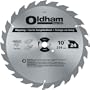 OLDHAM 10024TP All Purpose 10-Inch 24 Tooth ATB General Purpose Saw Blade with 5/8-Inch Arbor