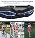Running Belt Treadmill Waist-belt Pouch for Men & Women for Storing iPhone Keys Wallets ID Cards Secure during Workouts Hiking Marathon Gym etc - Made of Water Resistant Elastic Stretch Material