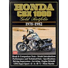 Honda CBX 1000 Gold Portfolio, 1978-82 (Motorcycle Gold Portfolio Series)