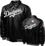 Los Angeles Dodgers Faux Leather Full-Zip Varsity Jacket