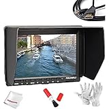 Feelworld 7 Inch Ultra HD 1280x800 IPS Screen Camera Field Monitor with 1 Mini HDMI Cable for BMPCC, 16:9 or 4:3 Adjustable Display Ratio