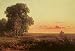 AFTERGLOW ON THE PRAIRIE BY GEORGE INNESS PRINT REPRODUCTION
