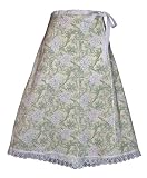 stitch skirt with lace/tropical print