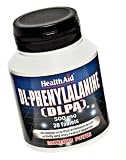 HealthAid DL-Phenylalanine (DLPA) 500mg - 30 Tablets