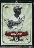 2006 Upper Deck SP Legendary Cuts Lou Brock St. Louis Cardinals Baseball Card #12- Mint Condition - Shipped In Protective ScrewDown Display Case!