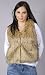 SYREETA Ribbed Faux Fur Vest