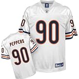 Reebok Chicago Bears Julius Peppers Replica White Jersey Medium
