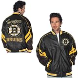 G-Iii Boston Bruins Leather Jacket Large