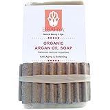 Elbahya Organic Moisturizing Bar Soap with Argan for Face and Body. Fragrance Free for All Skin Types. 2.82 Oz