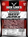Jack Link's Beef Jerky, Peppered, 1.8-Ounce Packages (Pack of 8)