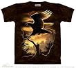 The Mountain Golden Eagle Soaring Adult Tee T-shirt