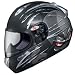Advanced Black & Silver Rocket Science Full Face Motorcycle Helmet