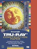 Tru-Ray Sulphite Construction Paper, 9 x 12 Inches, Fest Red, 50 Sheets (103431)