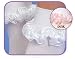 Girls Sheer Double Ruffle Ribbon Fancy Wedding Socks
