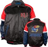 Kansas Jayhawks Varsity Faux Leather Jacket