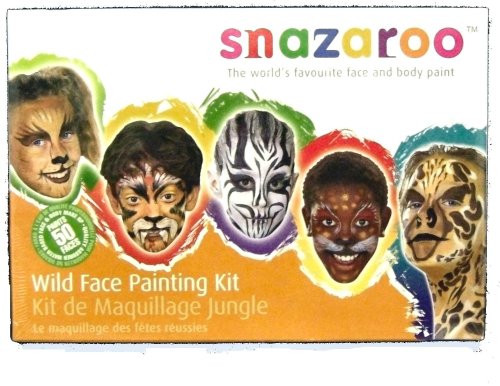 Childrens Toyshop  Toys : Snazeroo - Snazaroo Wild Faces Kit